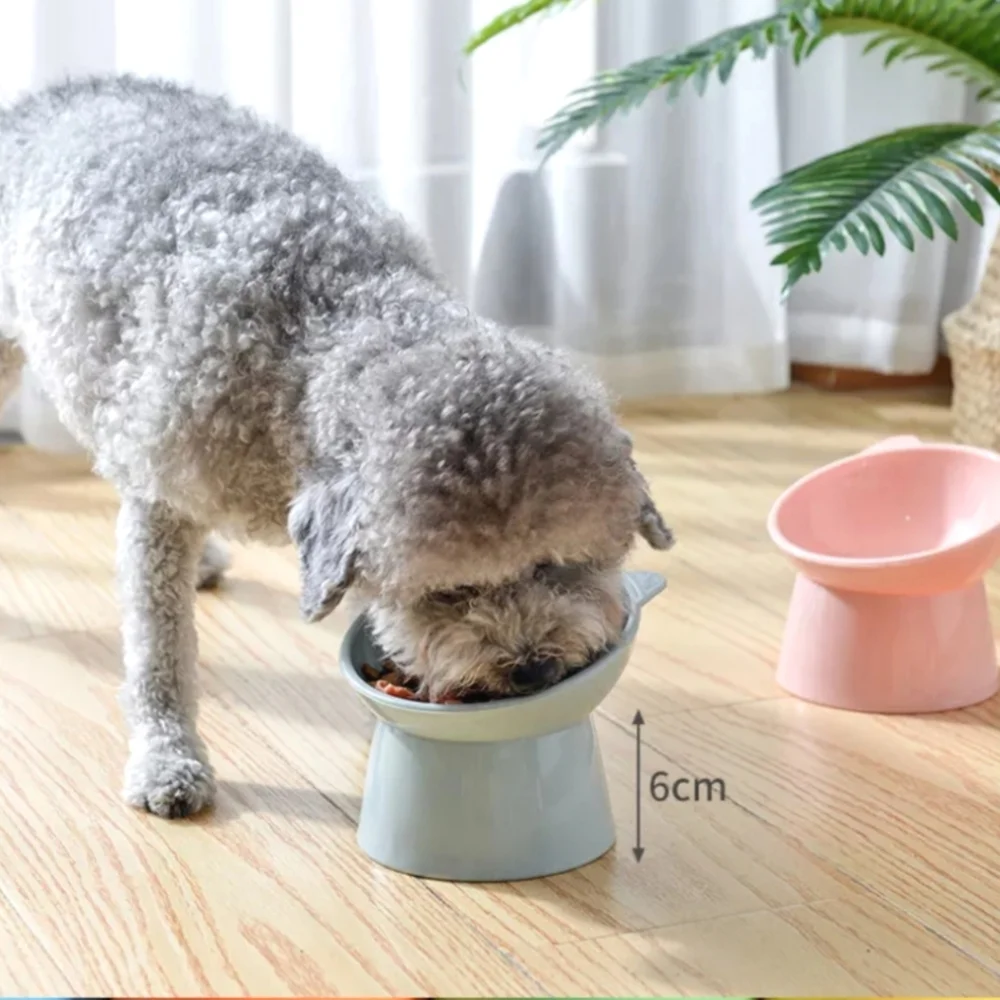 Really Cute Elevated Food Bowl Dog Cat NWT